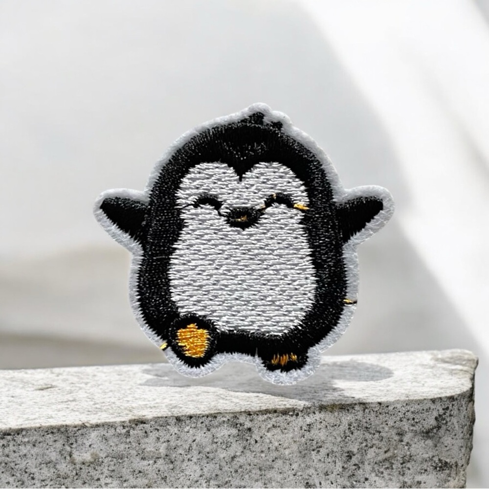 Embroidered Penguin Patch